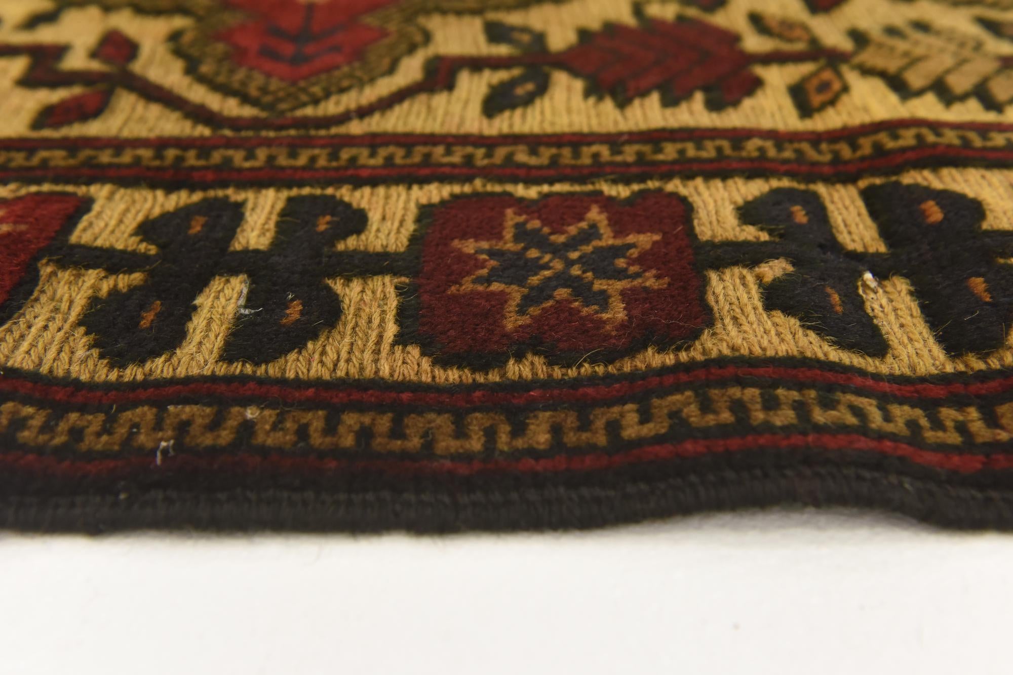 3' x 4' 5 Hand Knotted Sumak Wool Rug