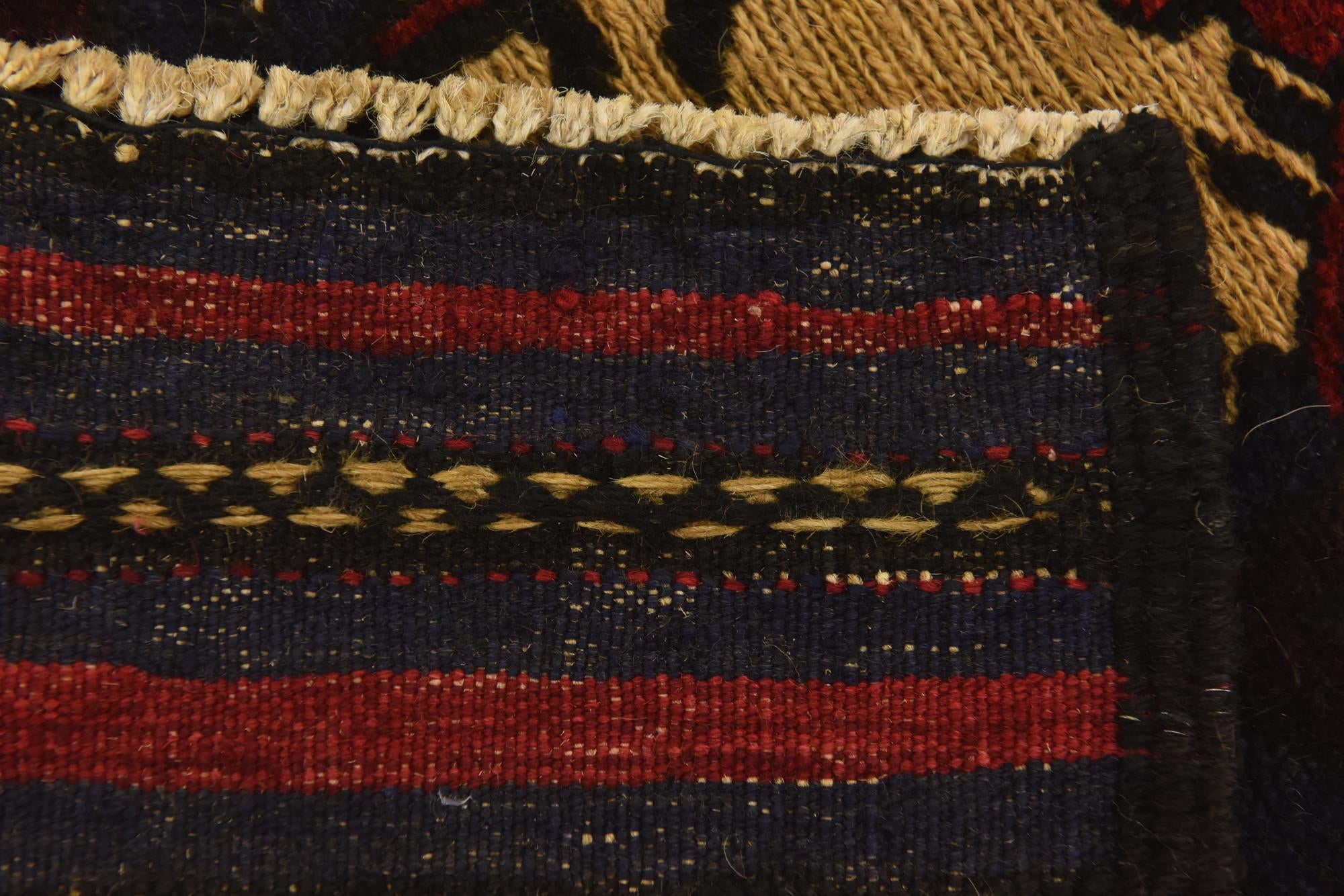 2' 9 x 4' 8 Hand Knotted Sumak Wool Rug