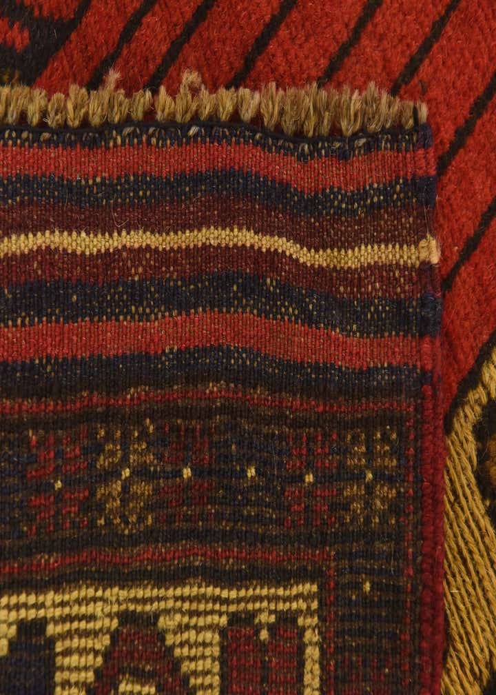 2' 8 x 4' 1 Hand Knotted Sumak Wool Rug