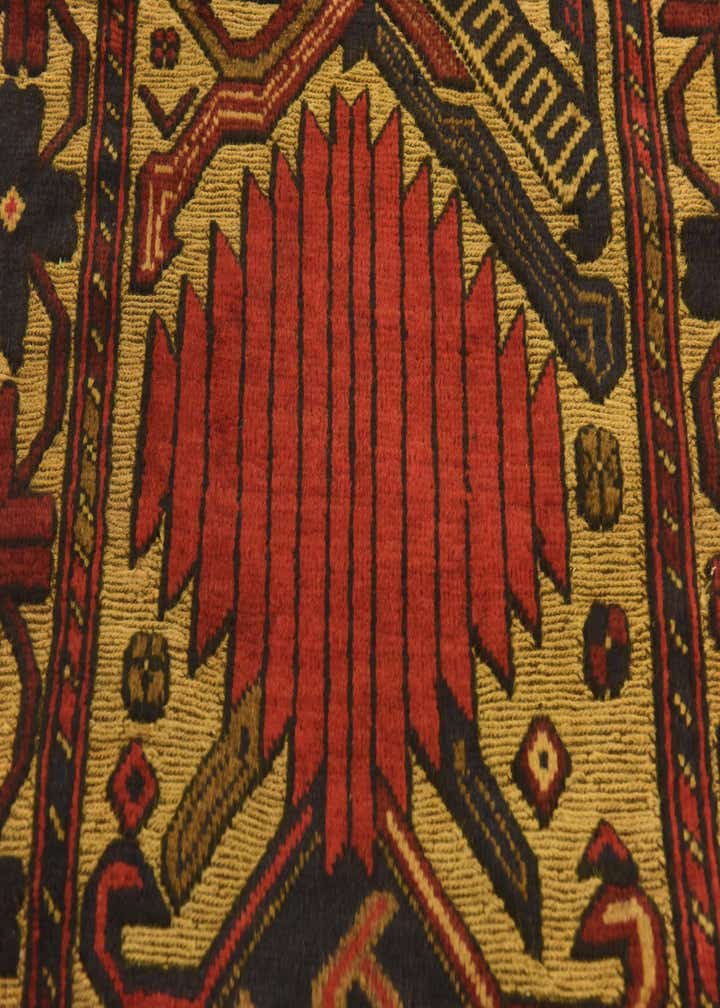 2' 8 x 4' 1 Hand Knotted Sumak Wool Rug