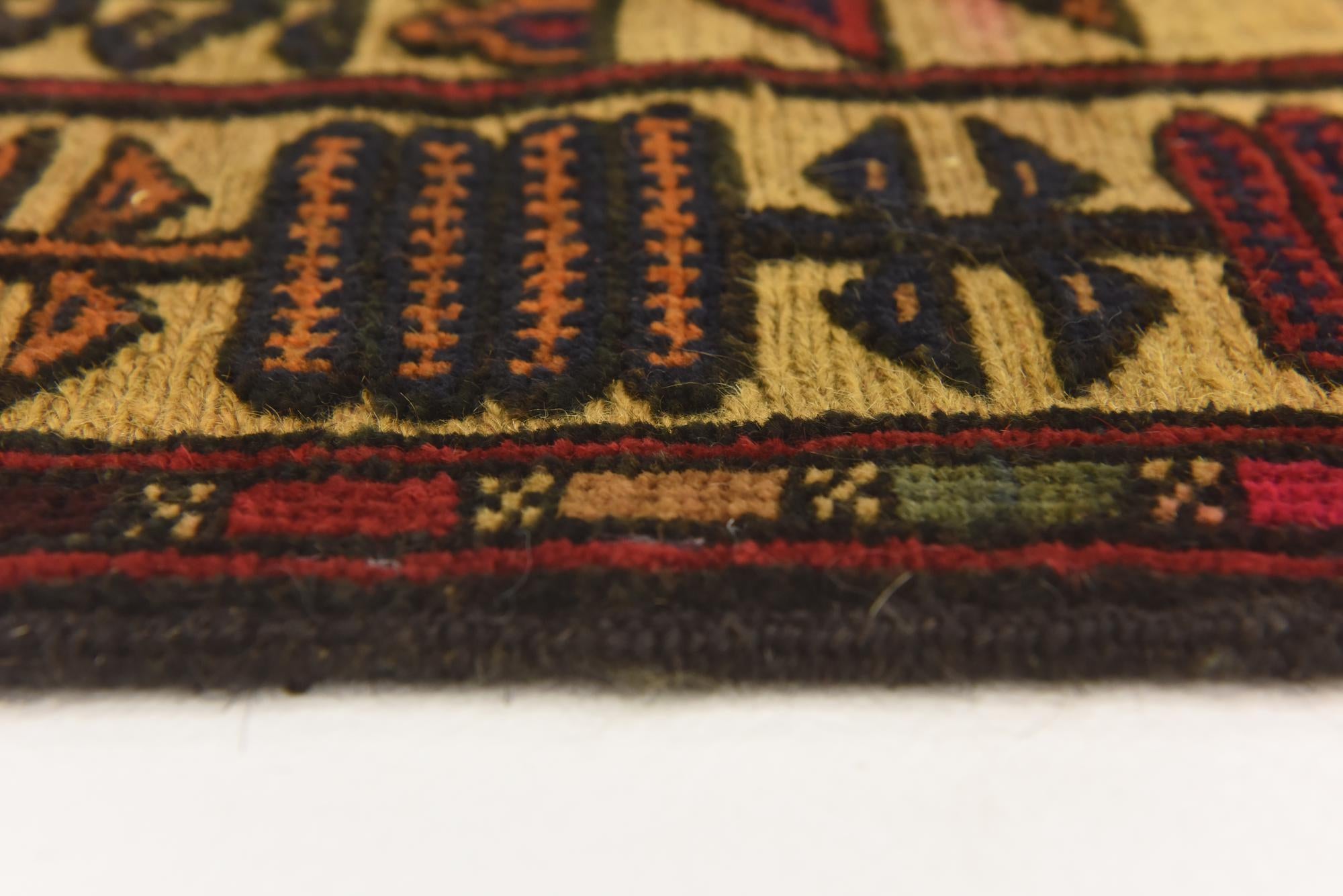 2' 10 x 4' 10 Hand Knotted Sumak Wool Rug