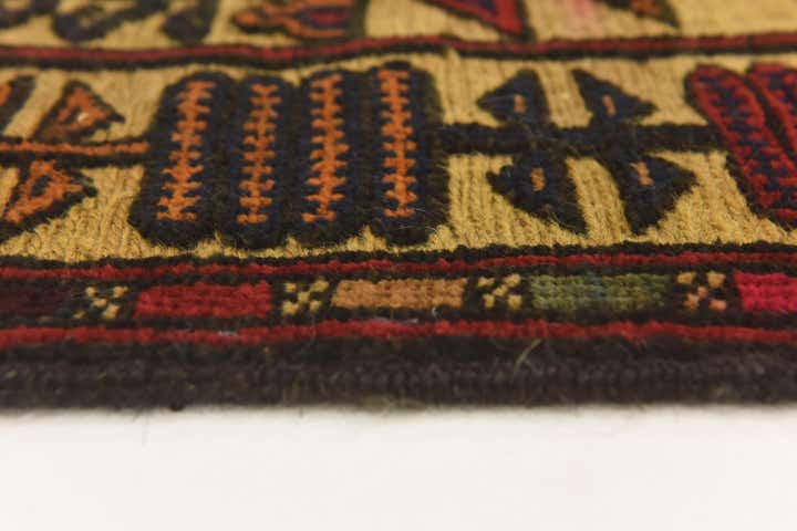 2' 10 x 4' 10 Hand Knotted Sumak Wool Rug
