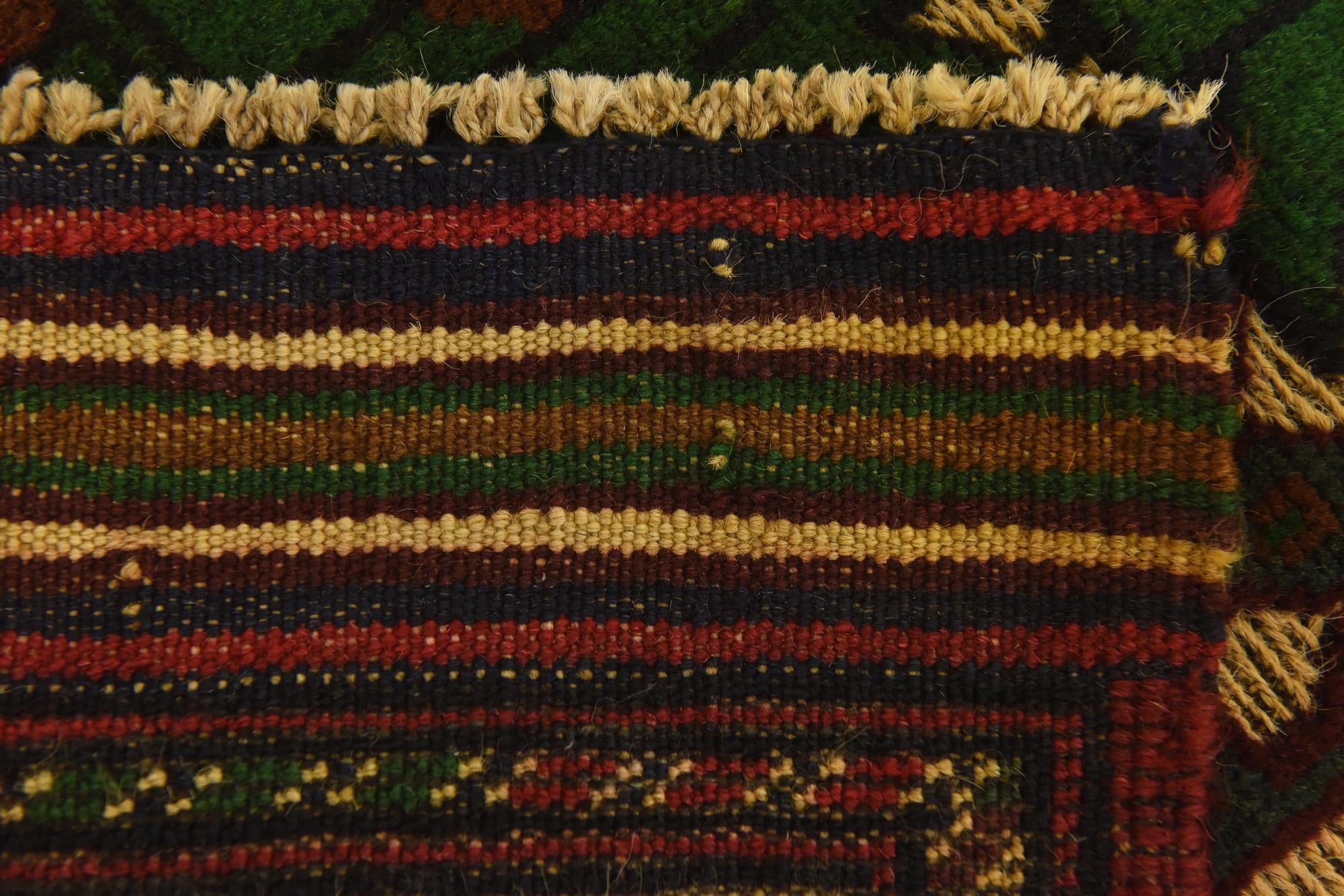 3' 1 x 5' 1 Hand Knotted Sumak Wool Rug