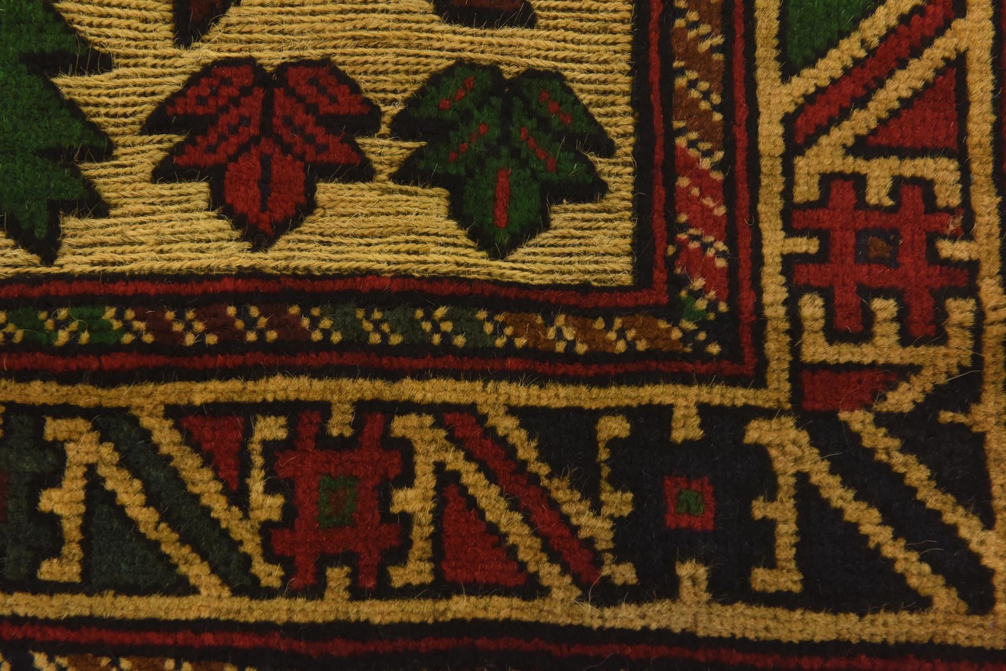 3' 1 x 5' 1 Hand Knotted Sumak Wool Rug