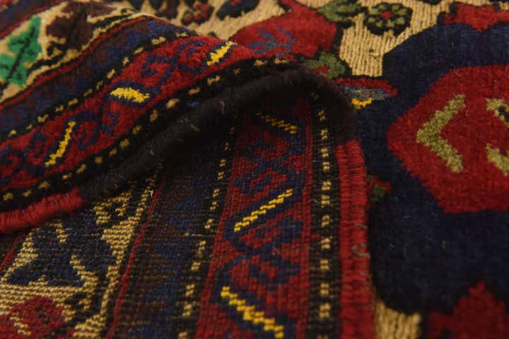 2' 11 x 4' 3 Hand Knotted Sumak Wool Rug