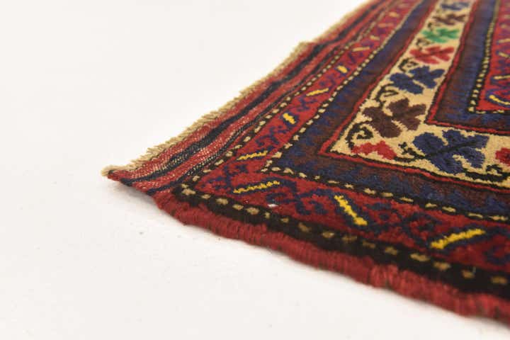 2' 11 x 4' 3 Hand Knotted Sumak Wool Rug