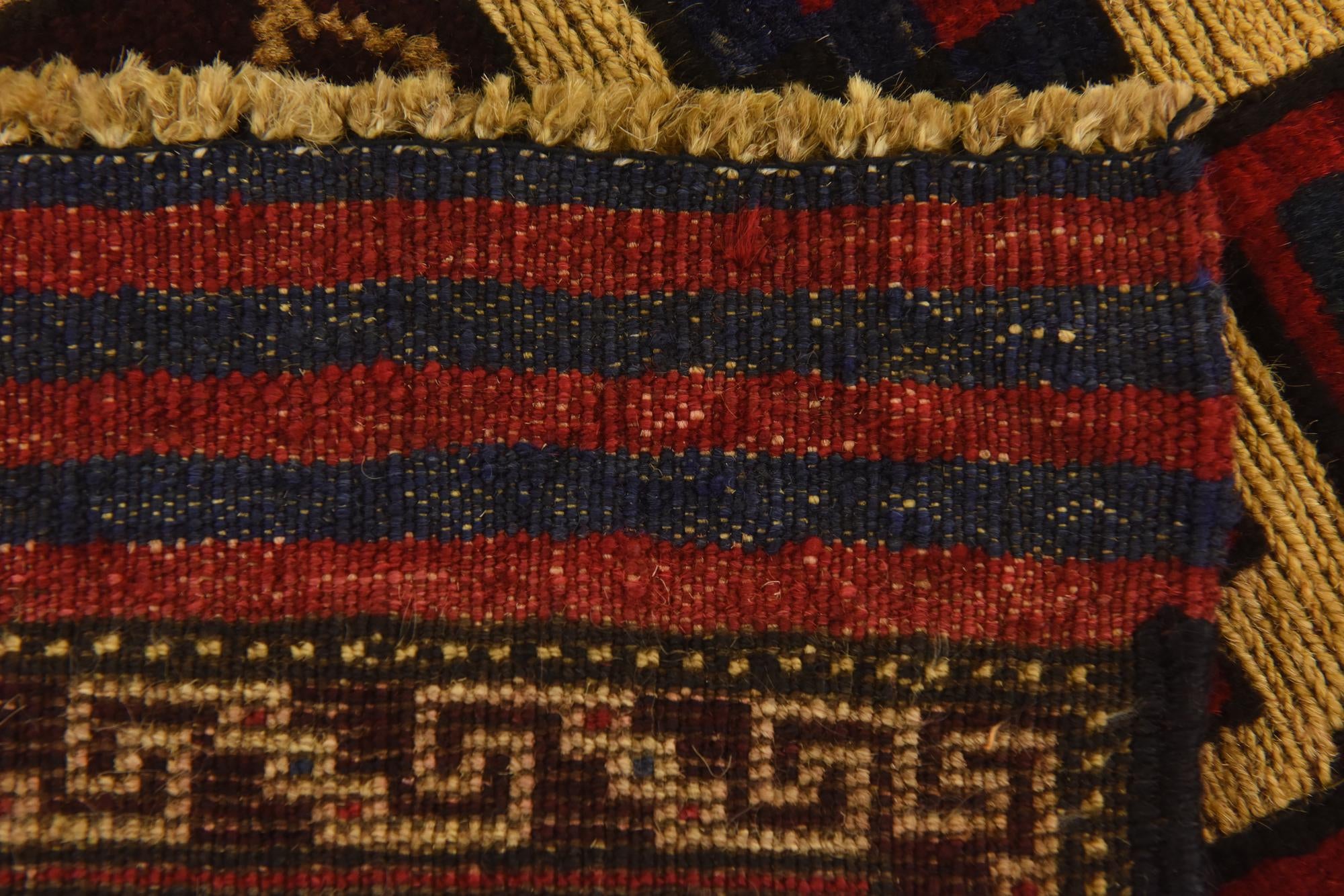 2' 10 x 4' 3 Hand Knotted Sumak Wool Rug