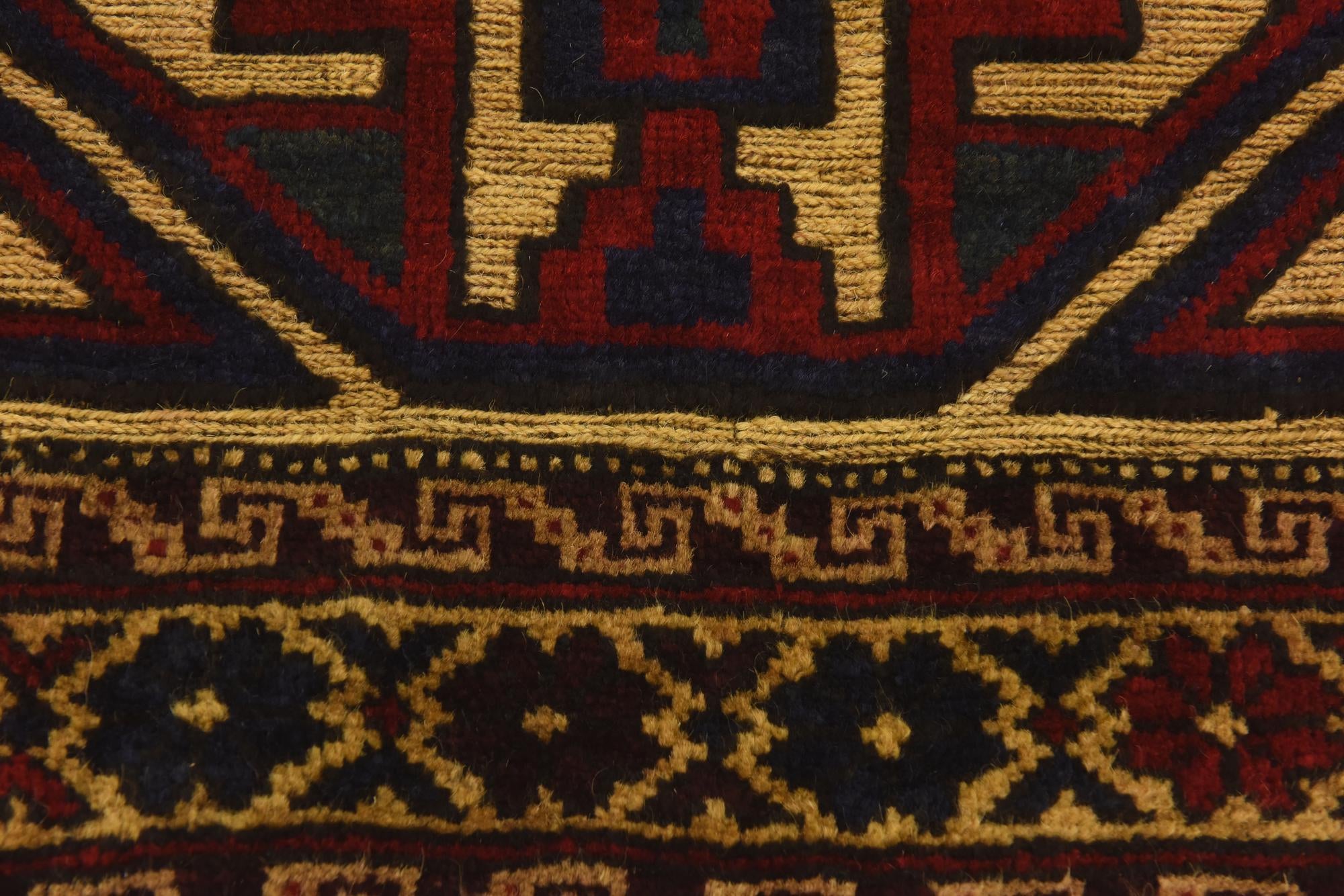 2' 10 x 4' 3 Hand Knotted Sumak Wool Rug