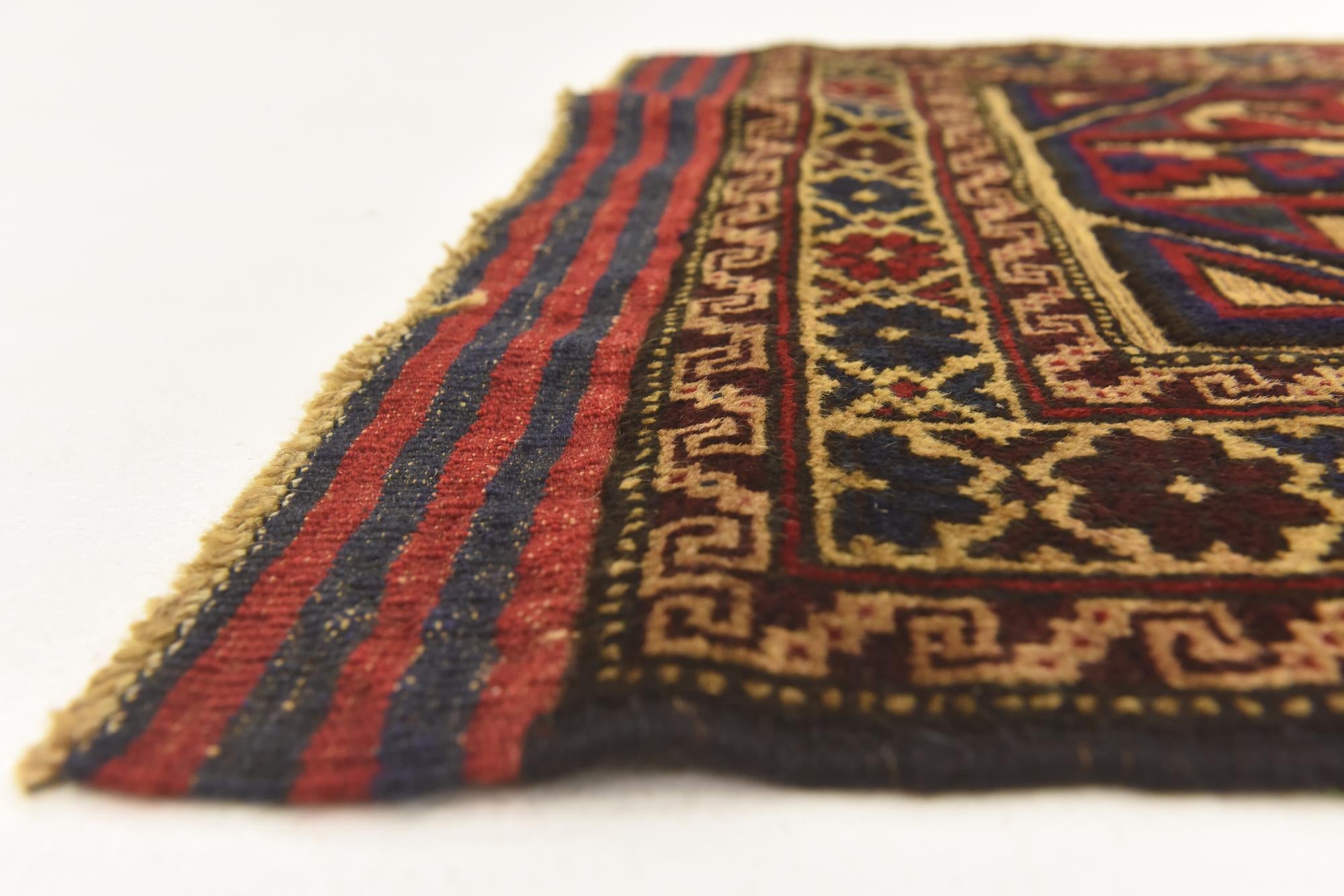 2' 10 x 4' 3 Hand Knotted Sumak Wool Rug