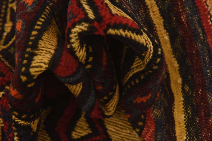 3' 1 x 4' 4 Hand Knotted Sumak Wool Rug
