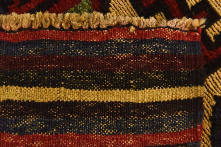 3' 1 x 4' 4 Hand Knotted Sumak Wool Rug
