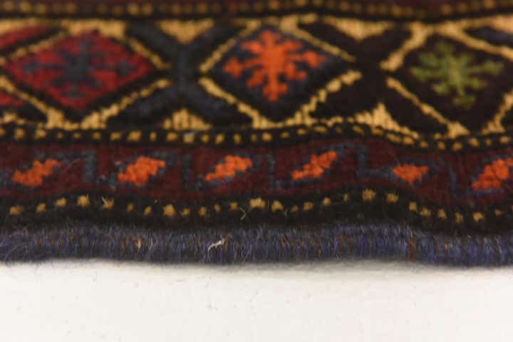3' 1 x 4' 4 Hand Knotted Sumak Wool Rug
