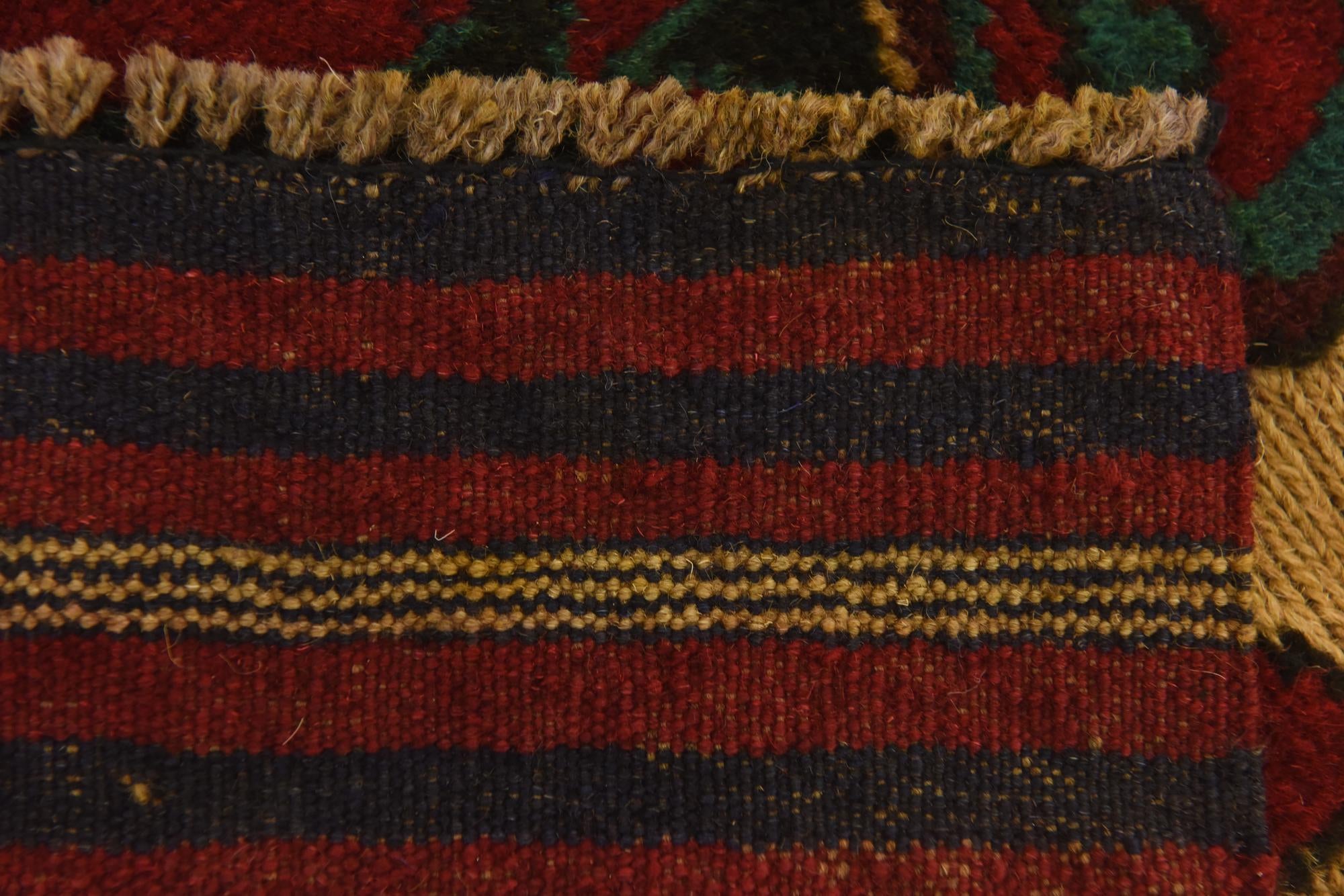 2' 9 x 4' 10 Hand Knotted Sumak Wool Rug