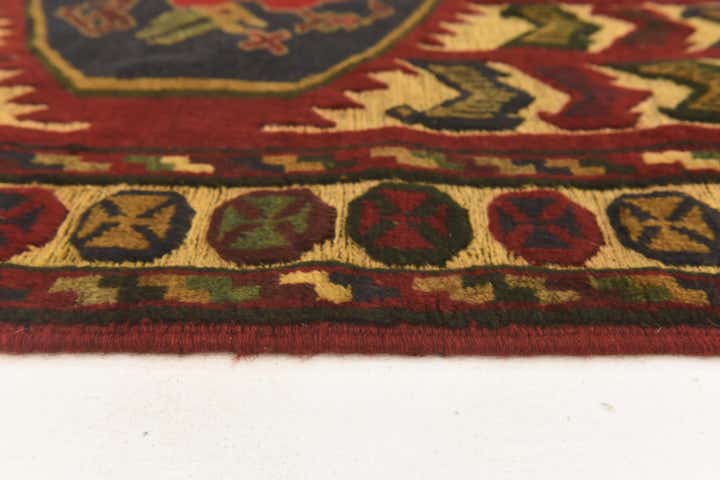 2' 9 x 4' 6 Hand Knotted Sumak Wool Rug