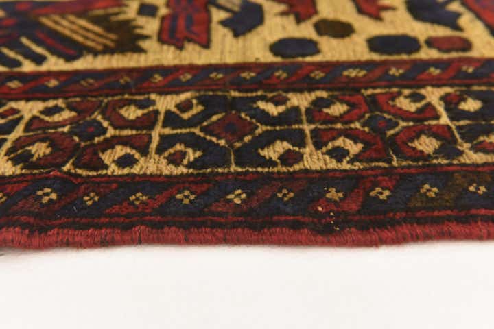 2' 9 x 4' 9 Hand Knotted Sumak Wool Rug