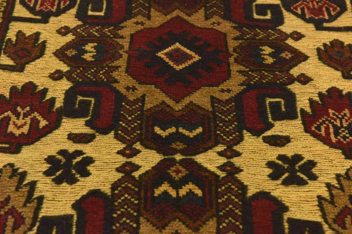 3' x 4' 10 Hand Knotted Sumak Wool Rug