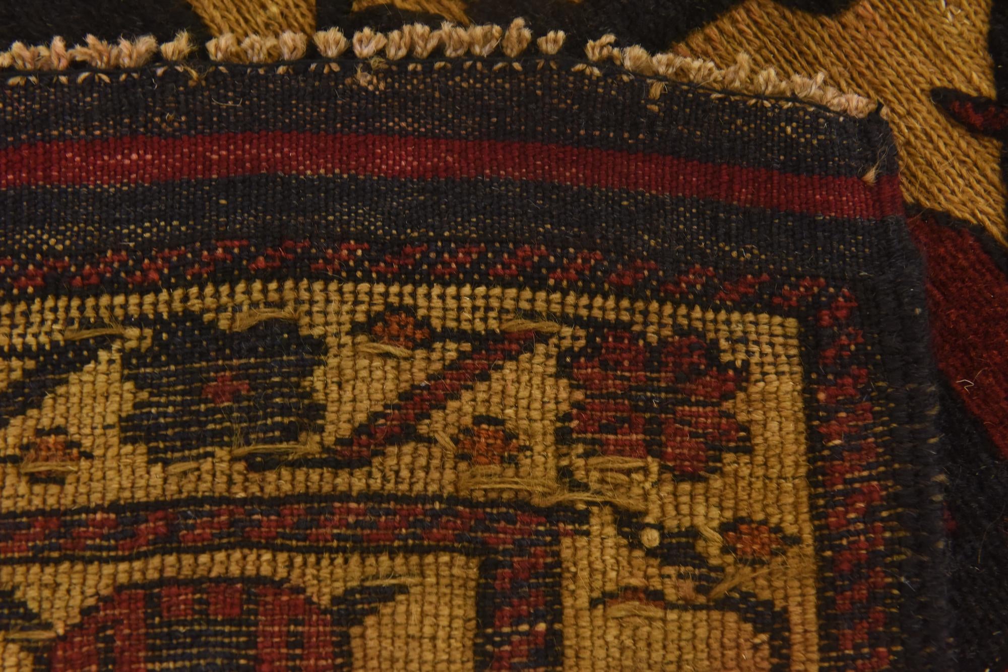 3' 1 x 5' Hand Knotted Sumak Wool Rug