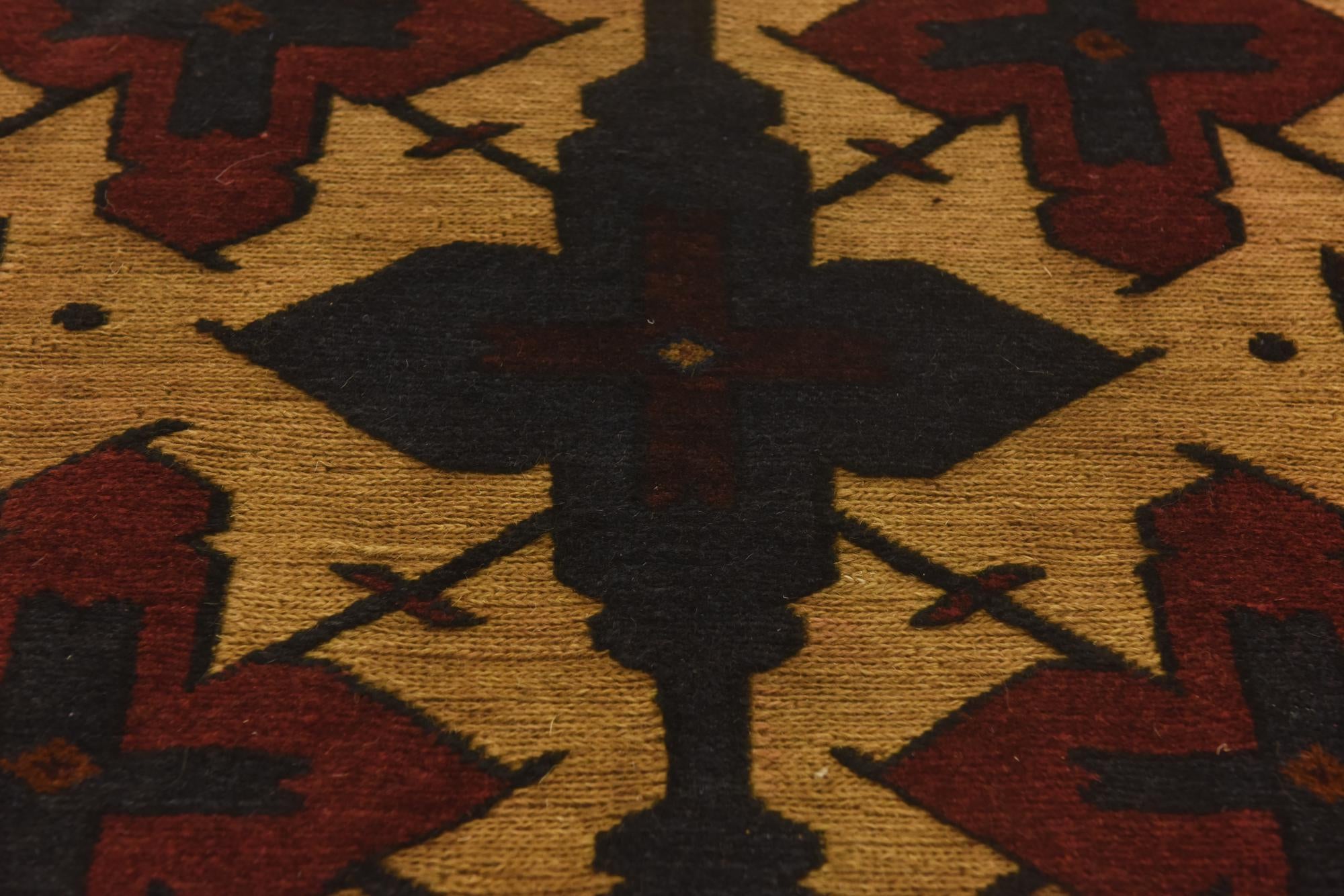 3' 1 x 5' Hand Knotted Sumak Wool Rug