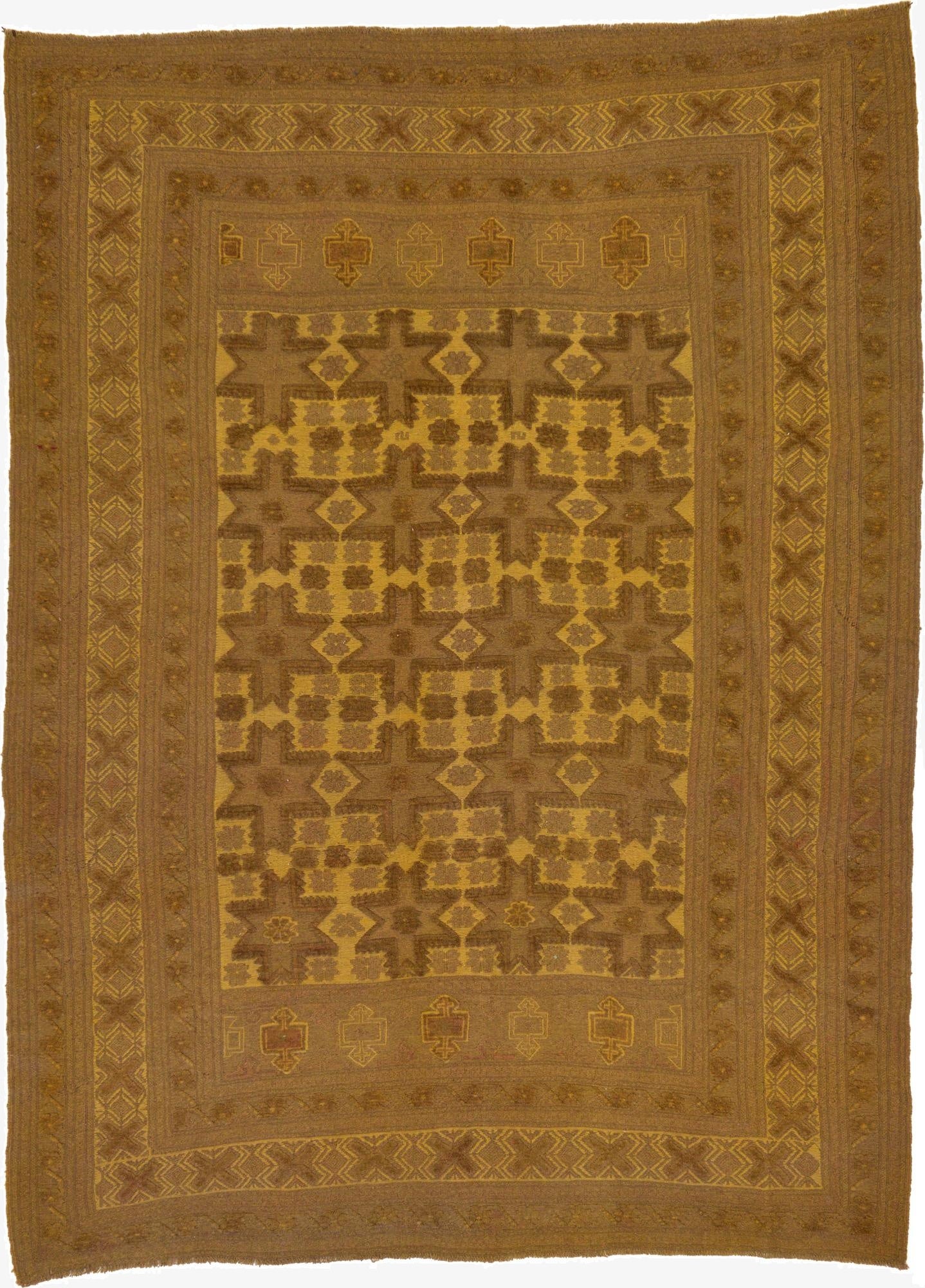 6' 5 x 8' 7  Hand Woven Sumak Wool Rug