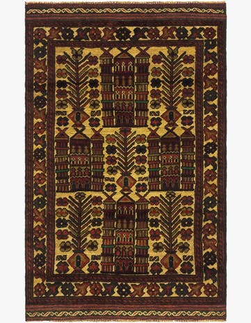2' 10 x 4' 8 Hand Knotted Sumak Wool Rug