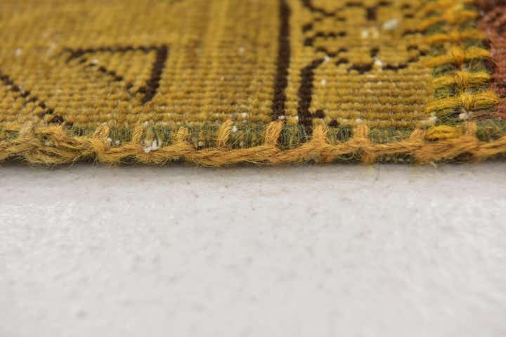 5' 10 x 8' 3 Hand Knotted Ultra Vintage Persian Wool Rug