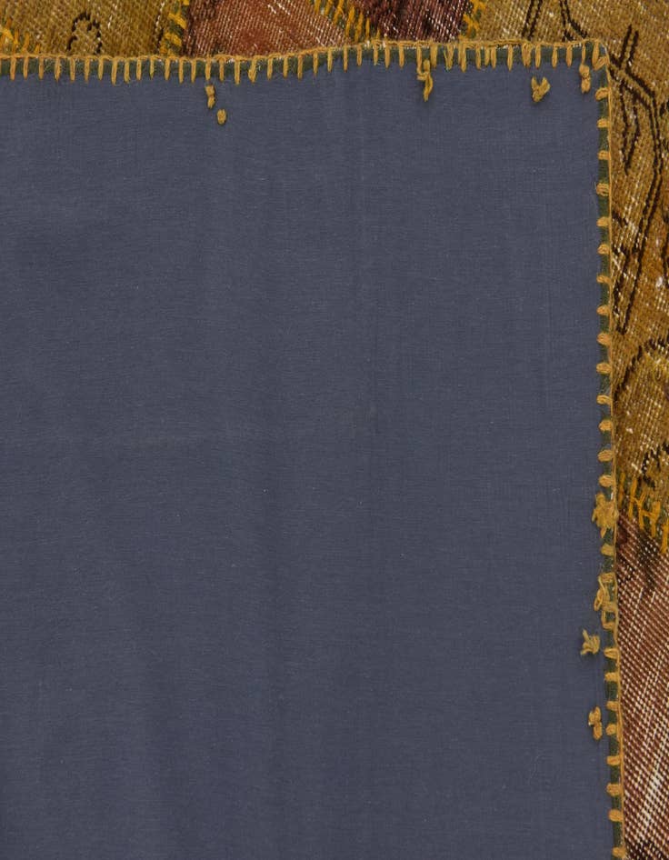 Detail image of 5' 10 x 8' 3  Hand Knotted Ultra Vintage Persian Wool Rug