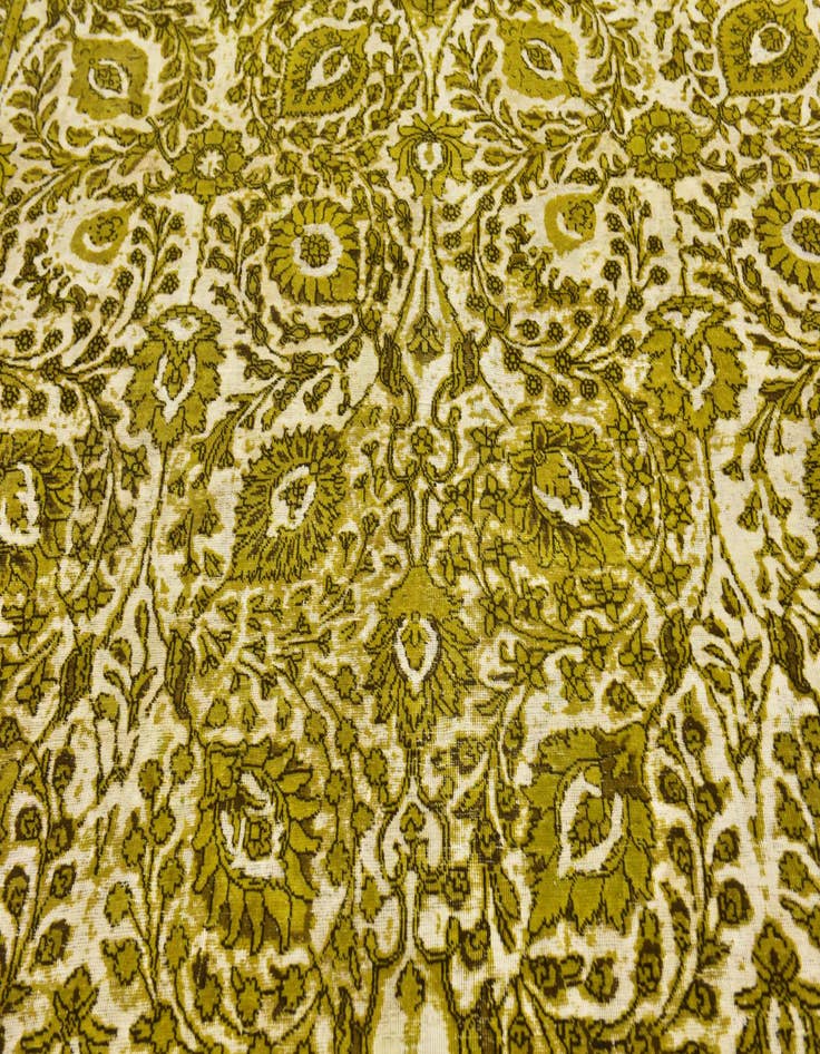 Detail image of 9' x 12' 6  Hand Knotted Ultra Vintage Persian Wool Rug