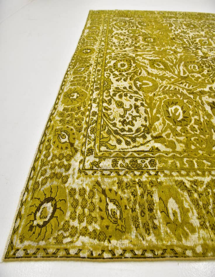 Detail image of 9' x 12' 6  Hand Knotted Ultra Vintage Persian Wool Rug