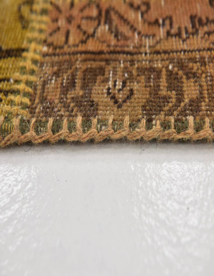 Detail image of 5' 4 x 6' 10 Hand Knotted Ultra Vintage Persian Wool Rug