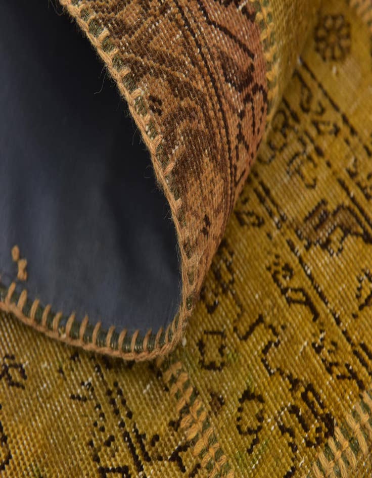 Detail image of 5' 4 x 6' 10 Hand Knotted Ultra Vintage Persian Wool Rug