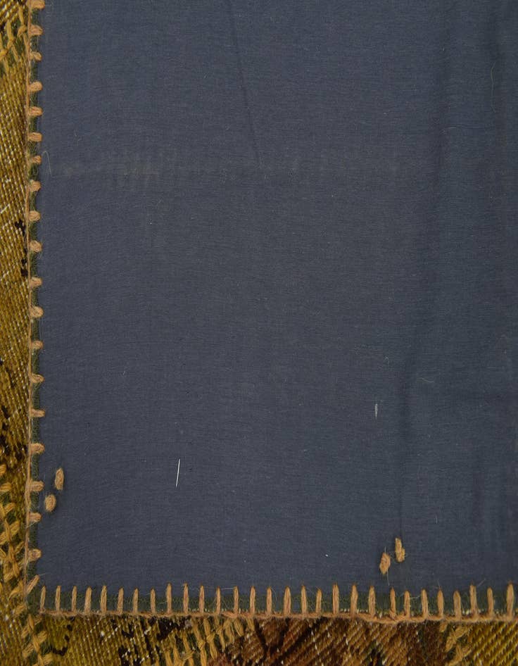 Detail image of 5' 4 x 6' 10 Hand Knotted Ultra Vintage Persian Wool Rug