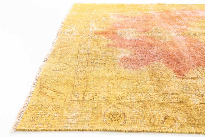 6' x 8' 8 Hand Knotted Ultra Vintage Persian Wool Rug