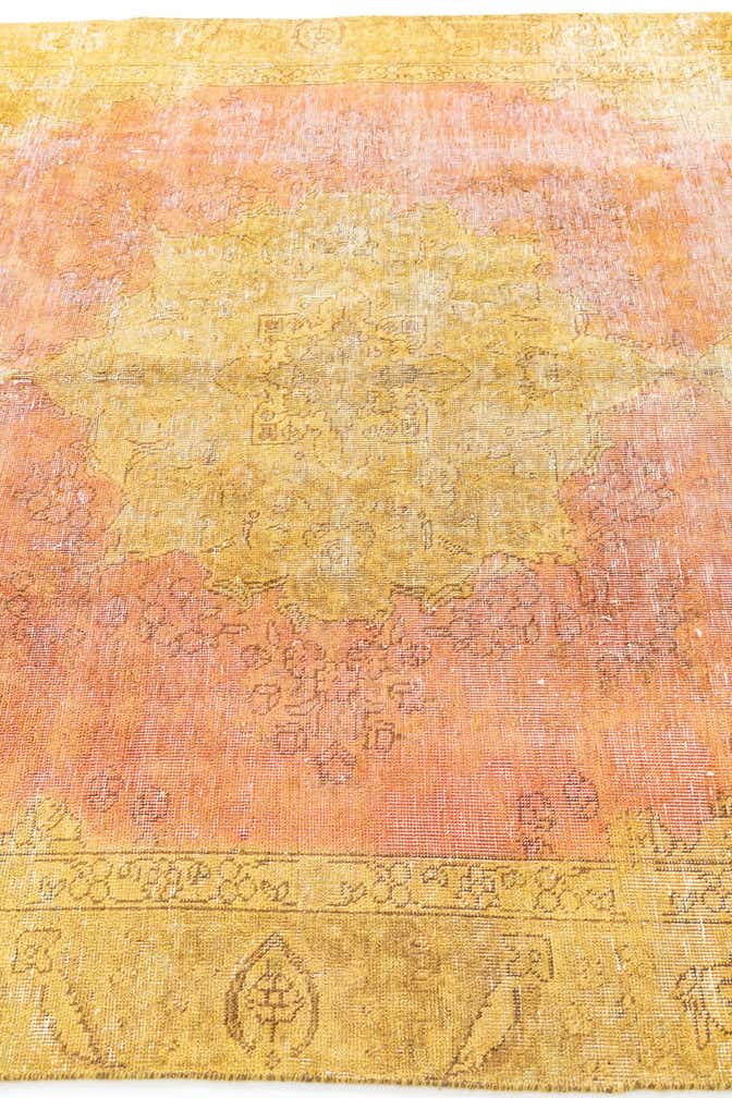 6' x 8' 8 Hand Knotted Ultra Vintage Persian Wool Rug