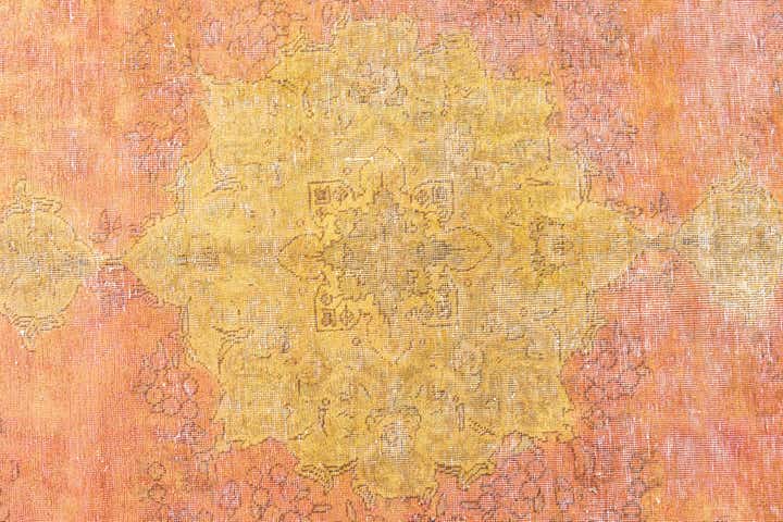 6' x 8' 8 Hand Knotted Ultra Vintage Persian Wool Rug