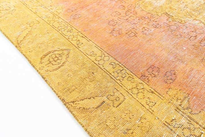 6' x 8' 8 Hand Knotted Ultra Vintage Persian Wool Rug