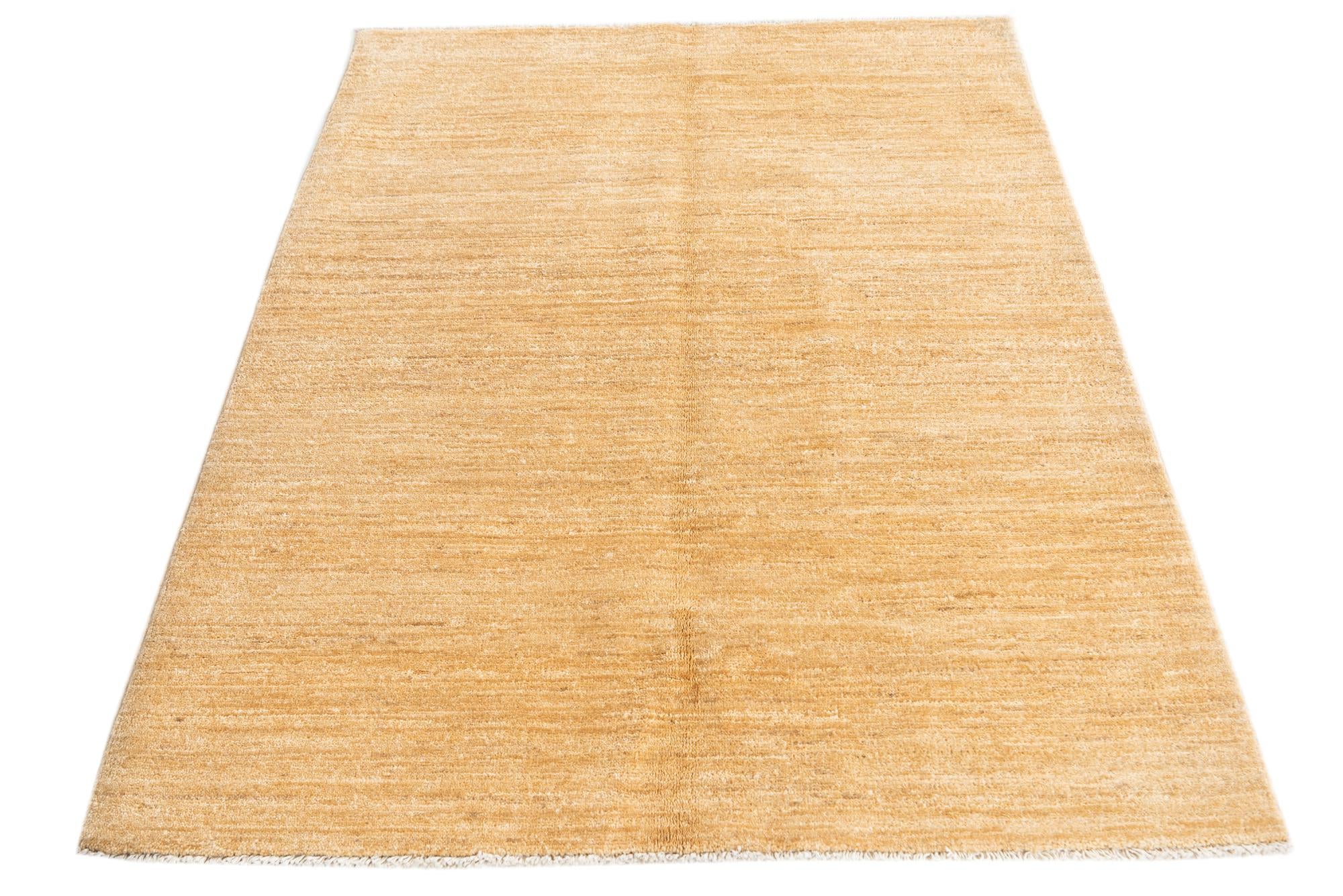 3' 7 x 4' 9 Hand Knotted Ultra Vintage Persian Wool Rug