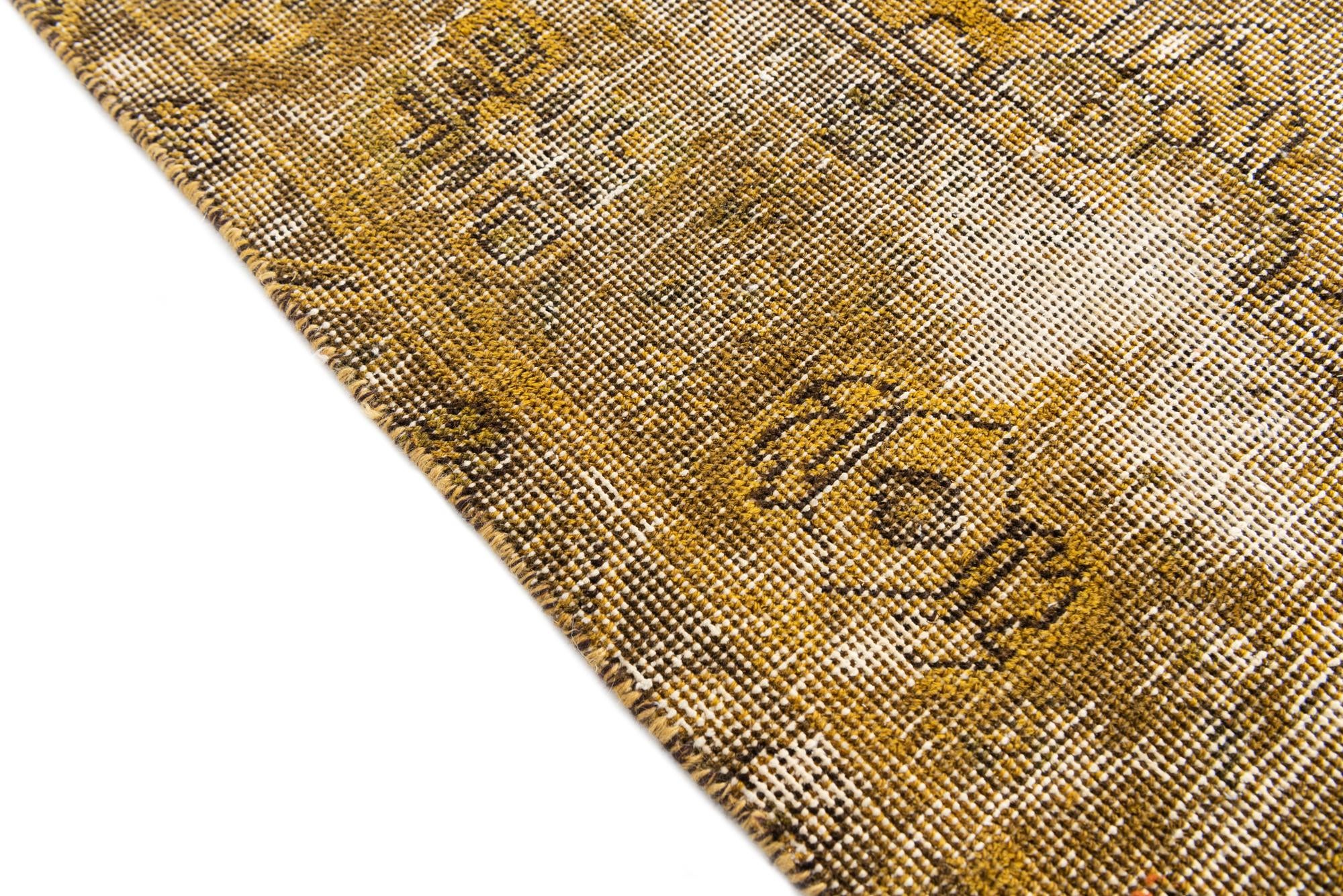 6' 3 x 8' 2 Hand Knotted Ultra Vintage Persian Wool Rug