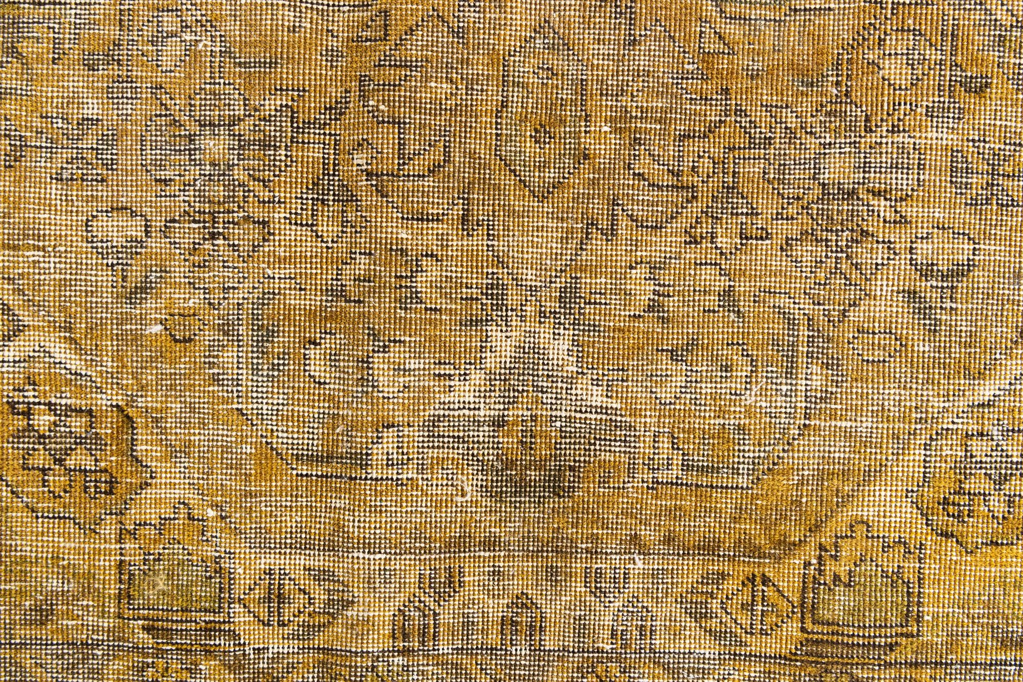 6' 3 x 8' 2 Hand Knotted Ultra Vintage Persian Wool Rug
