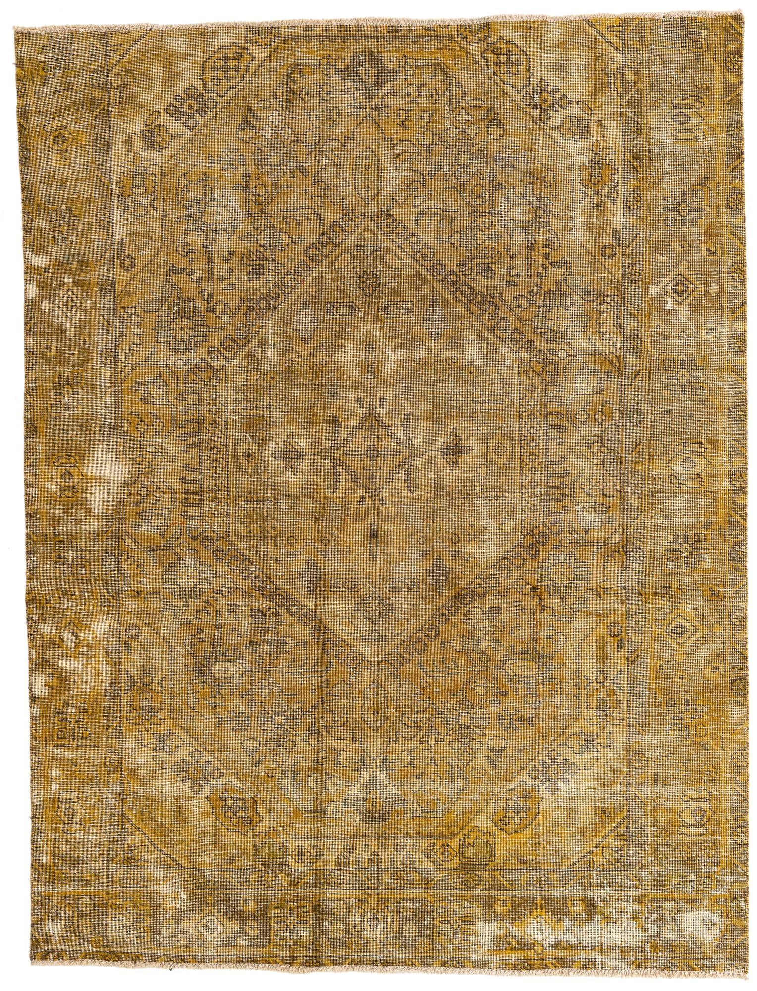 6' 3 x 8' 2 Hand Knotted Ultra Vintage Persian Wool Rug