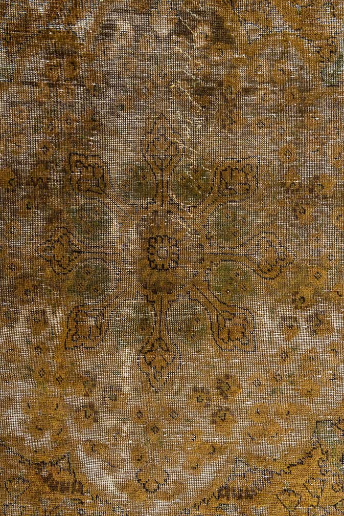 9' 5 x 13' Hand Knotted Ultra Vintage Persian Wool Rug