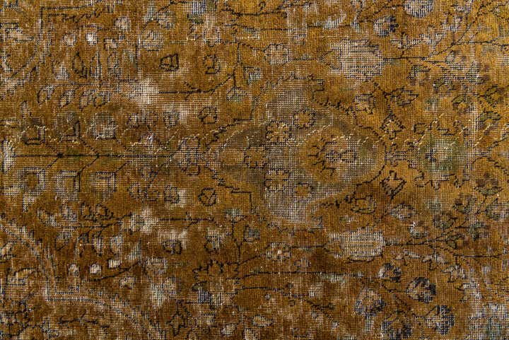 9' 5 x 13' Hand Knotted Ultra Vintage Persian Wool Rug