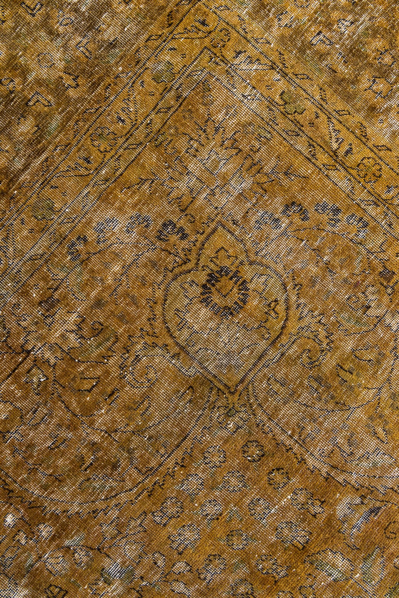 9' 5 x 13' Hand Knotted Ultra Vintage Persian Wool Rug
