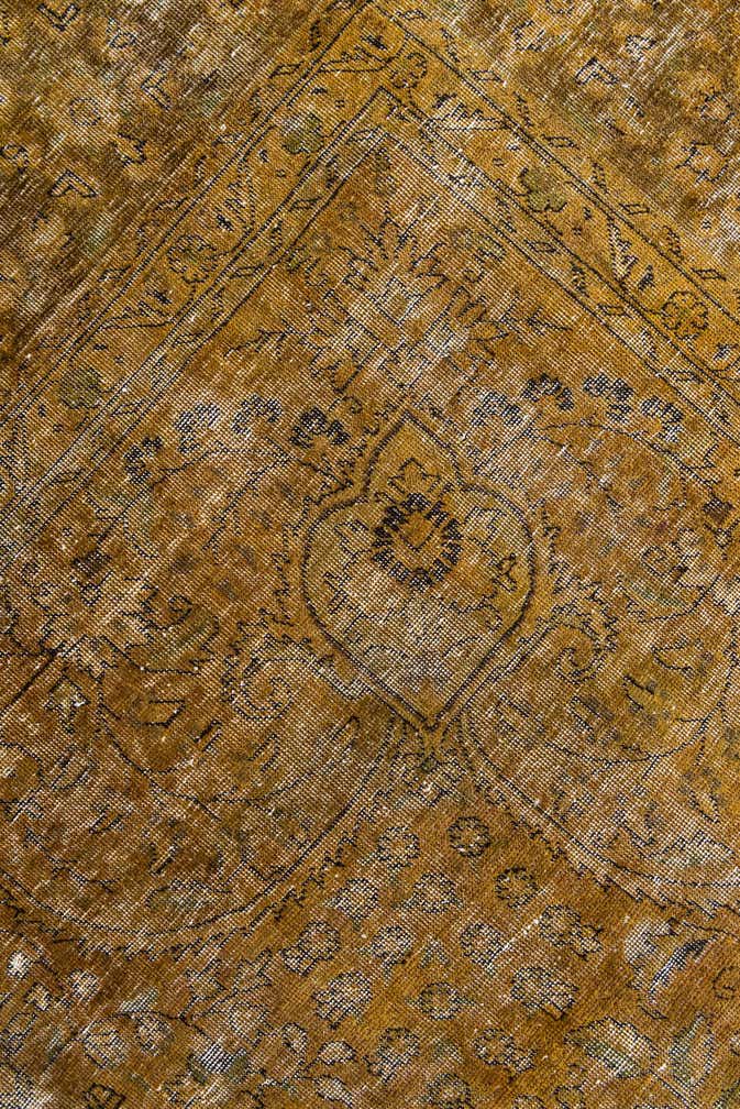 9' 5 x 13' Hand Knotted Ultra Vintage Persian Wool Rug