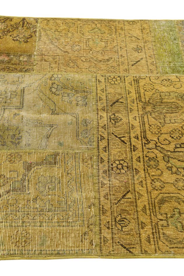 Detail image of 3' 4 x 5' 7 Hand Knotted Ultra Vintage Persian Wool Rug