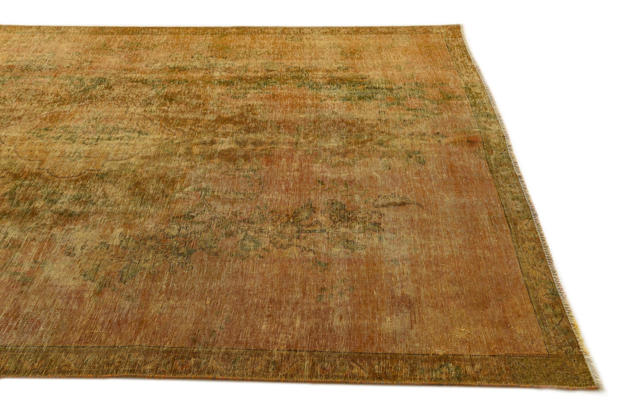 215cm x 325cm anudado a mano Ultra Vintage Alfombra Persa Lana