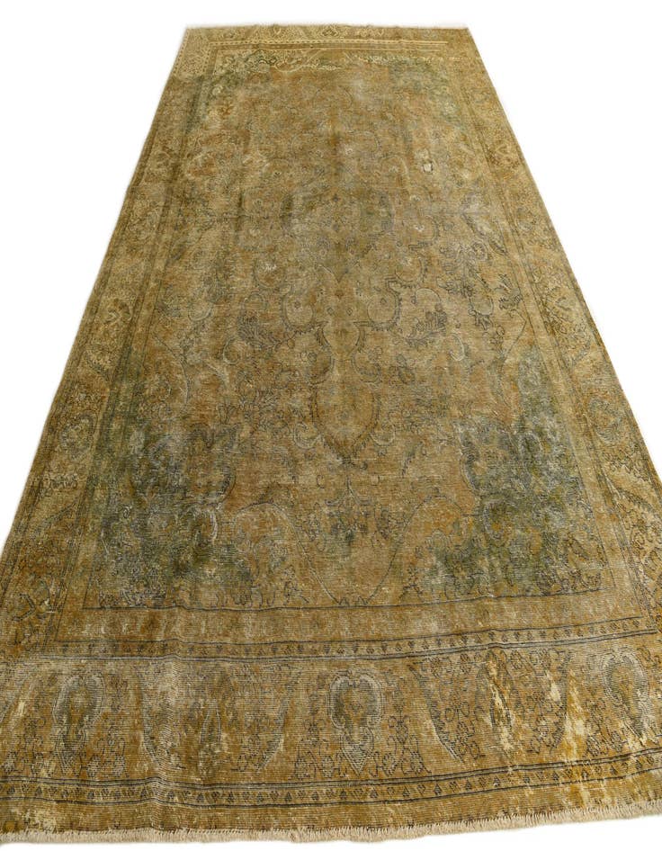 Detail image of 8' 9 x 12' 7 Hand Knotted Ultra Vintage Persian Wool Rug