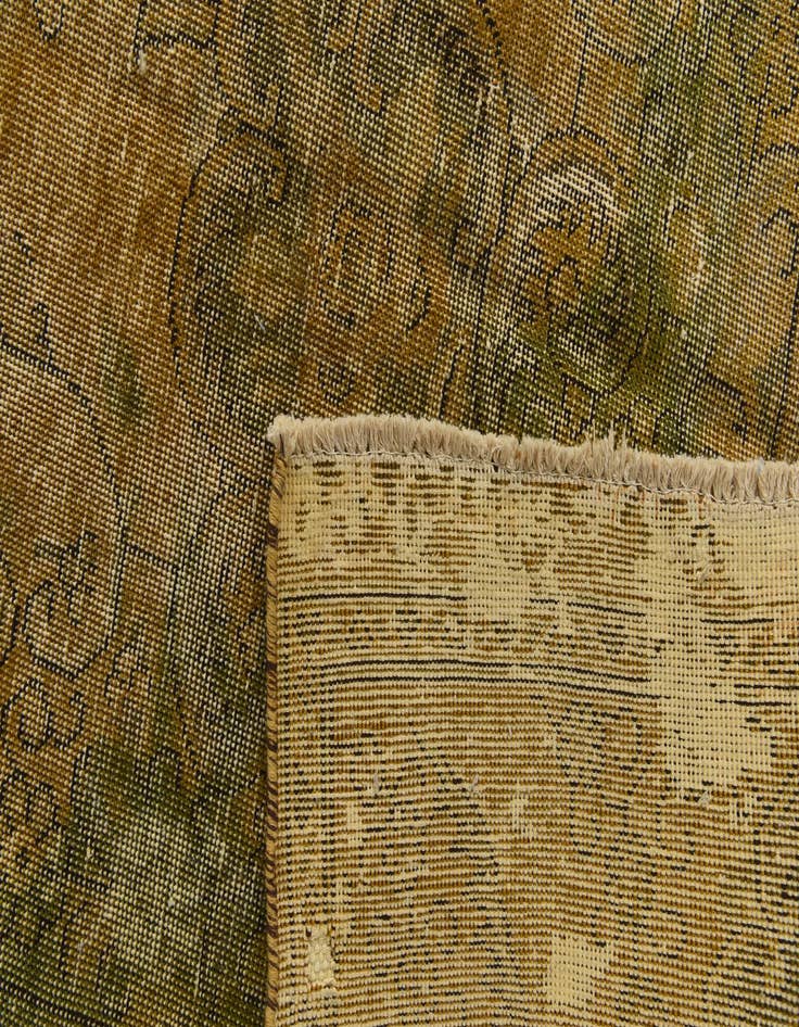 Detail image of 8' 9 x 12' 7 Hand Knotted Ultra Vintage Persian Wool Rug