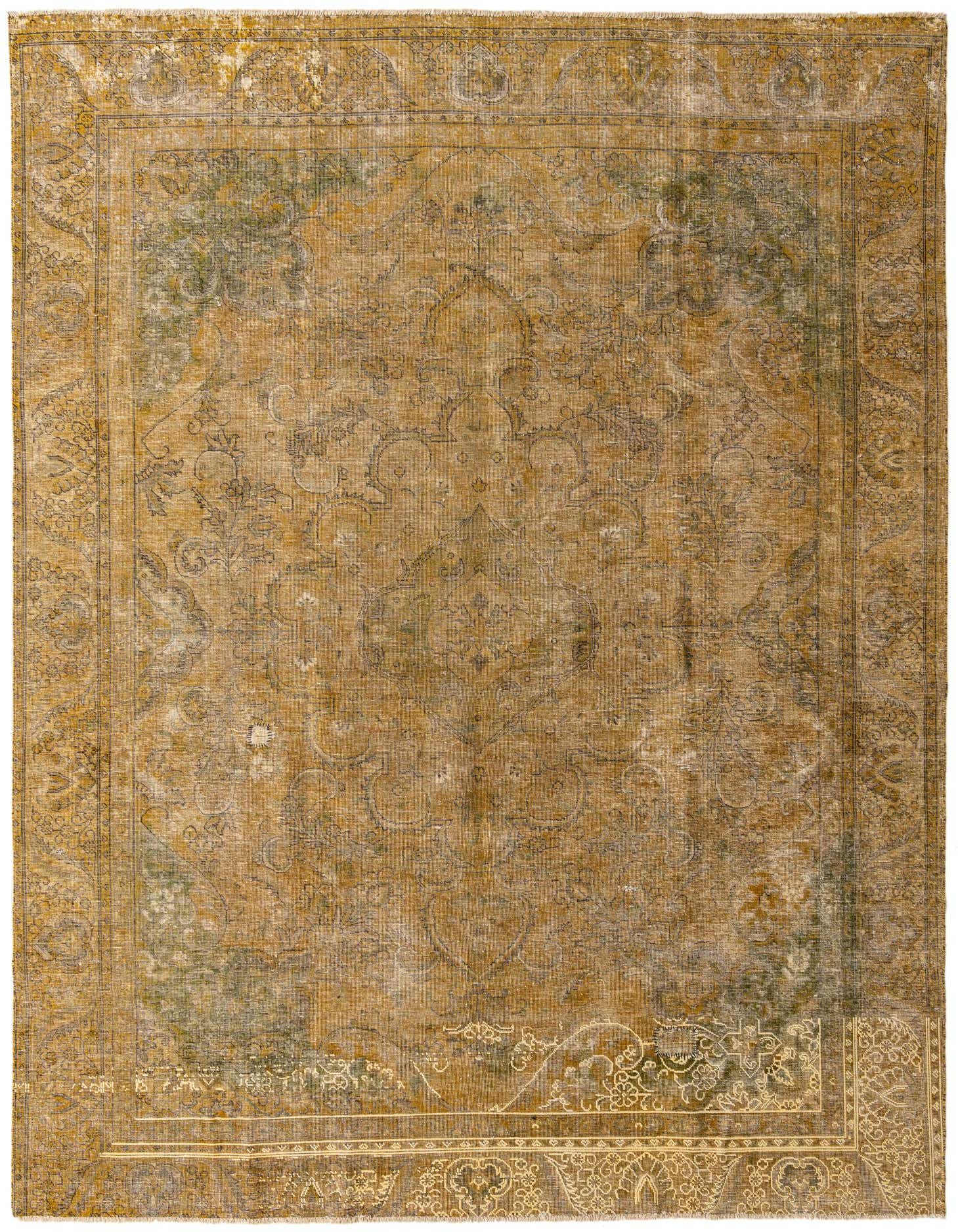 Primary image  8' 9 x 12' 7  Hand Knotted Ultra Vintage Persian Wool Rug