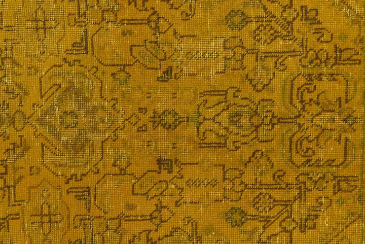 6' 5 x 9' 6 Hand Knotted Ultra Vintage Persian Wool Rug