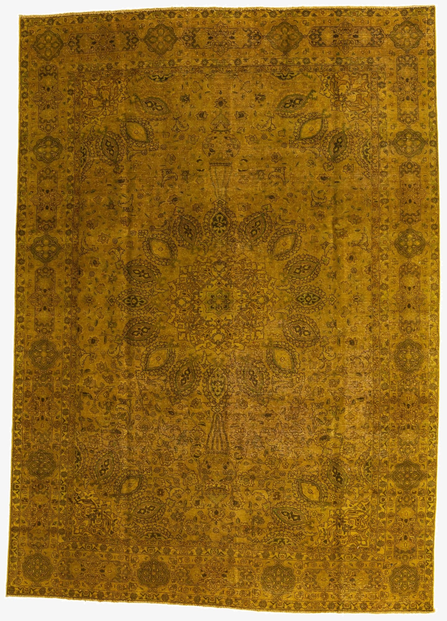 Primary image 7' 10 x 12'  Hand Knotted Ultra Vintage Persian Wool Rug